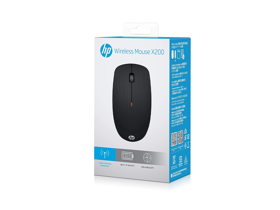 HP X200 Wireless Mouse with 2.4 GHz Wireless connectivity in Qatar HP X200 Wireless Mouse with 2.4 GHz Wireless connectivity in Qatar